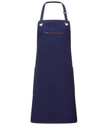 Premier Barley Contrast Stitch Bib Apron