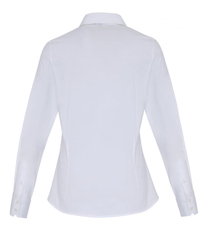 Premier Ladies Long Sleeve Stretch Fit Poplin Shirt