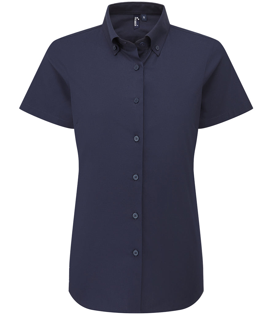 Premier Ladies Supreme Short Sleeve Oxford Shirt