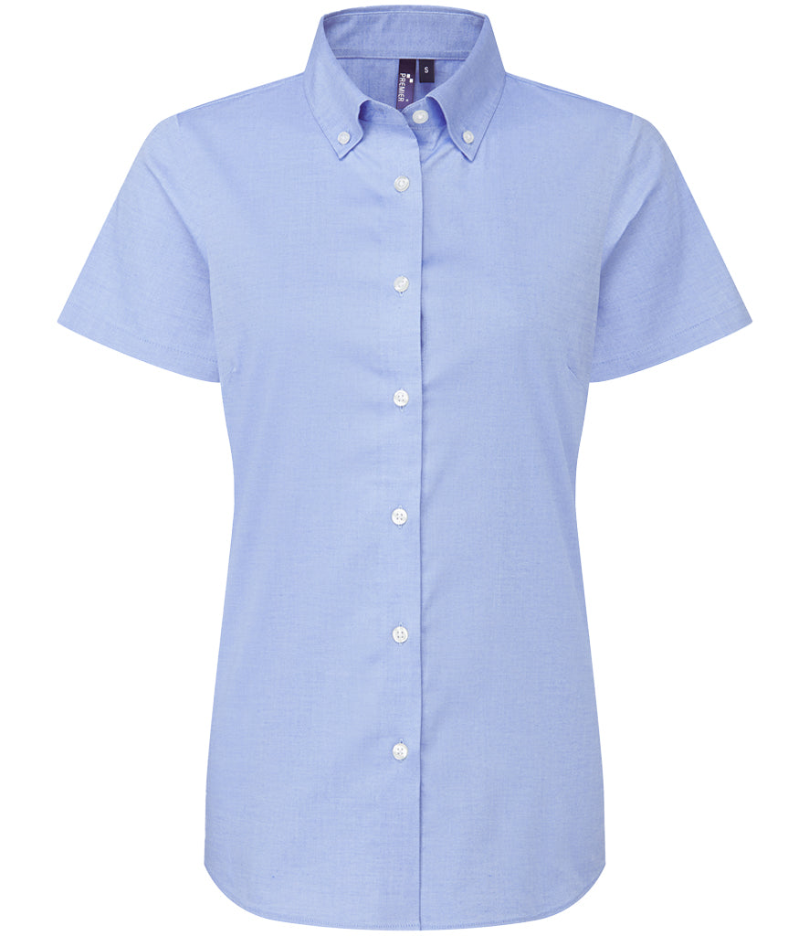 Premier Ladies Supreme Short Sleeve Oxford Shirt