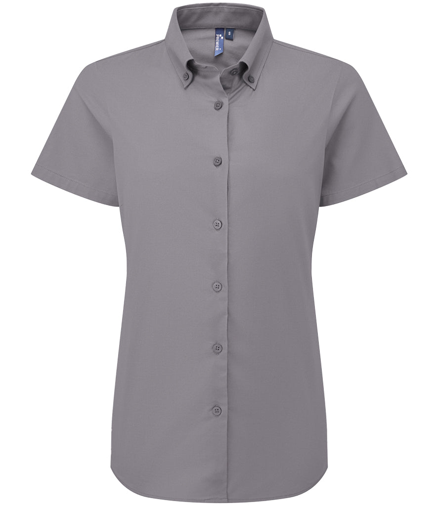 Premier Ladies Supreme Short Sleeve Oxford Shirt