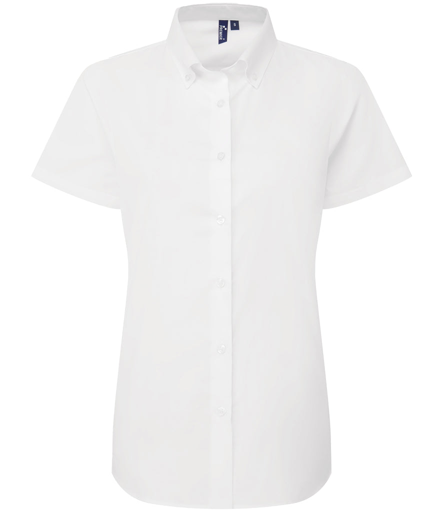 Premier Ladies Supreme Short Sleeve Oxford Shirt
