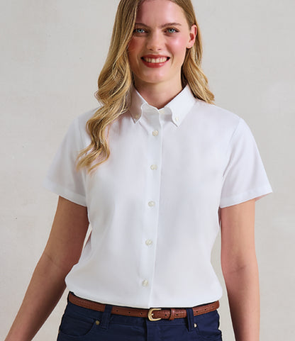 Premier Ladies Supreme Short Sleeve Oxford Shirt
