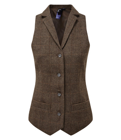 Premier Ladies Herringbone Waistcoat