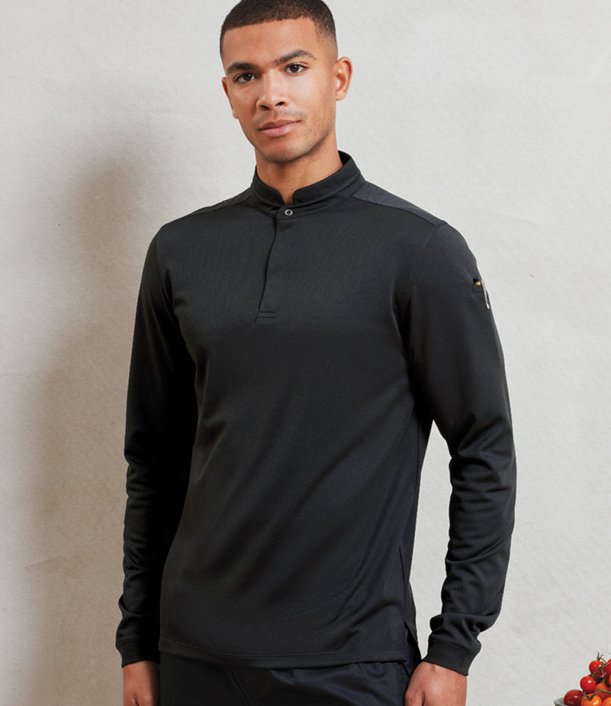 Premier Essential Coolchecker® Long Sleeve Chef's Shirt