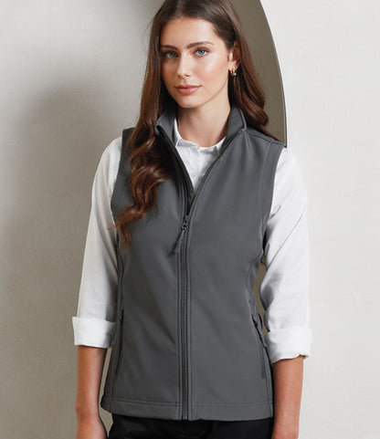 Premier Ladies Windchecker® Recycled Printable Soft Shell Gilet
