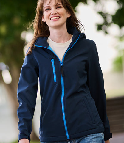 Regatta Ladies Venturer Three Layer Hooded Soft Shell Jacket