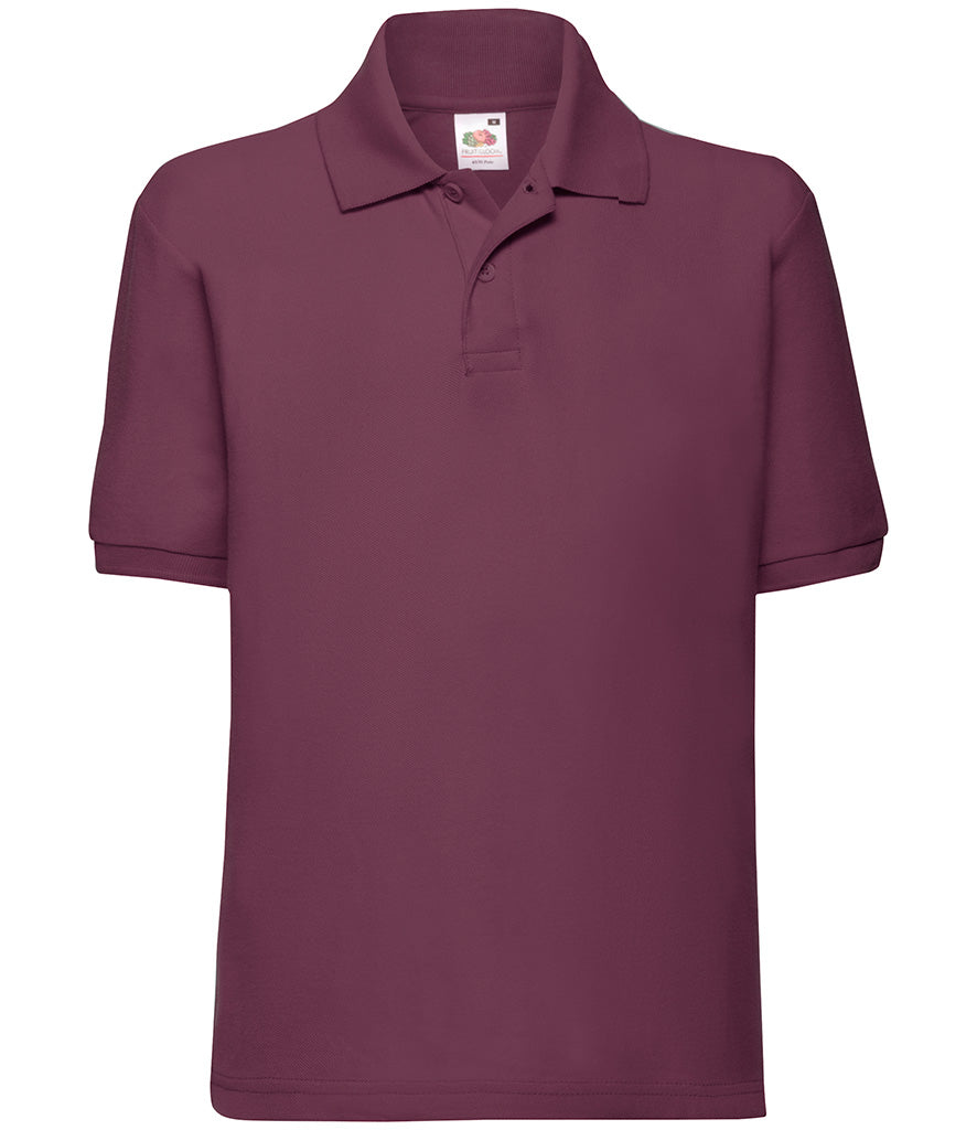 Fruit of the Loom Kids Poly/Cotton PiquÃ© Polo Shirt