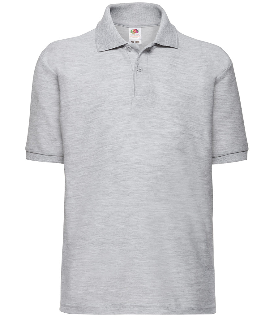Fruit of the Loom Kids Poly/Cotton PiquÃ© Polo Shirt
