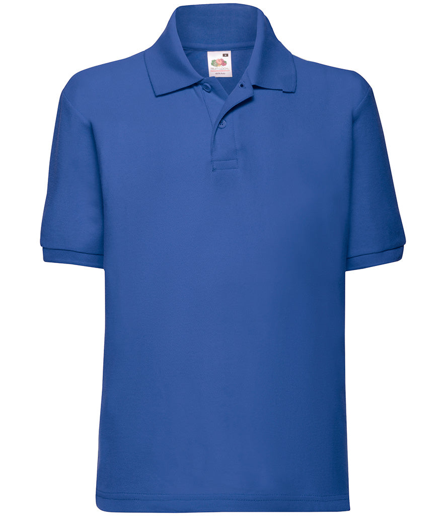 Fruit of the Loom Kids Poly/Cotton PiquÃ© Polo Shirt