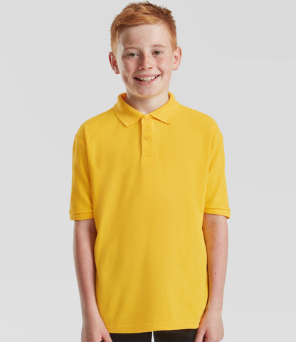 Fruit of the Loom Kids Poly/Cotton PiquÃ© Polo Shirt